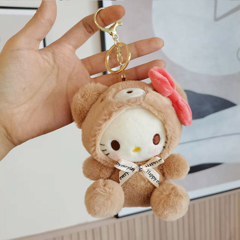 Sanrio- Cute Bear Key Chain Collection (Hello Kitty)- Cute Kawaii Accessories UK