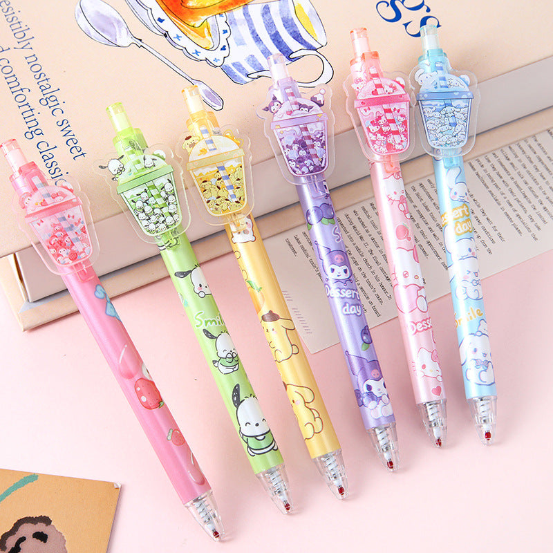 Sanrio- Milk Tea Cup Patch Press Pen