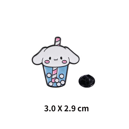Sanrio Pins (Bubble tea) - Cinnamoroll- Cute Kawaii Collectible UK