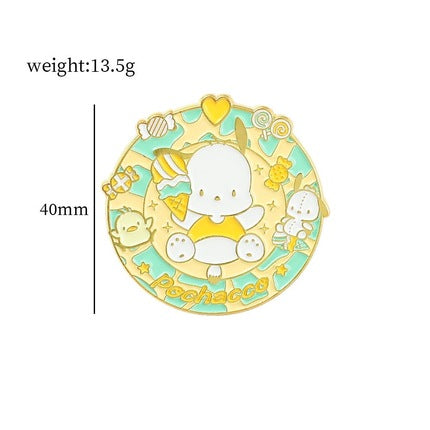 Sanrio Pins (Reath) - Pochacco- Cute Kawaii Collectible UK