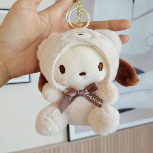 Sanrio- Cute Bear Key Chain Collection (Pochacco)- Cute Kawaii Accessories UK