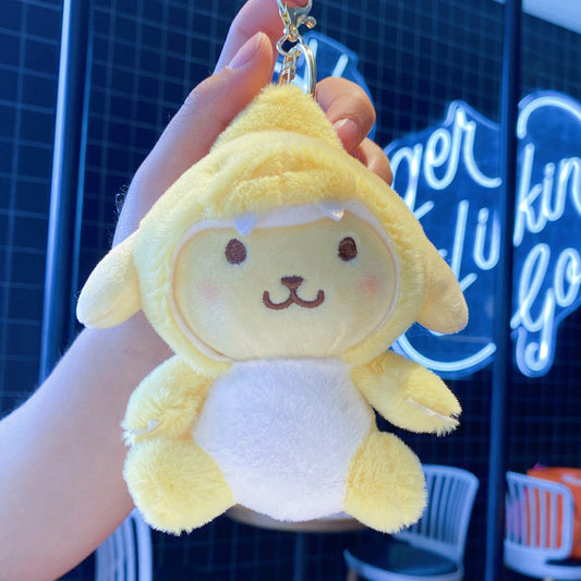 Sanrio- Dinosaur key chain collection (Pompompurin)- Cute Kawaii Accessories UK